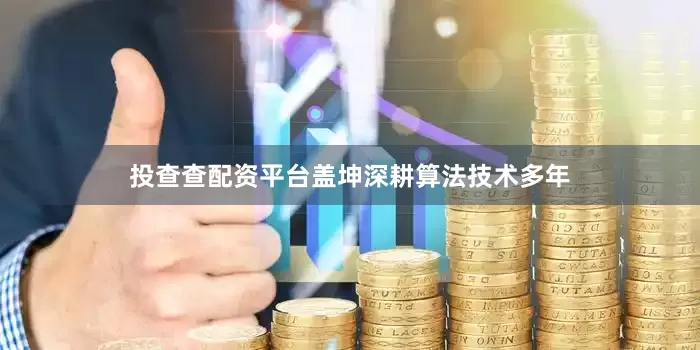 投查查配资平台盖坤深耕算法技术多年